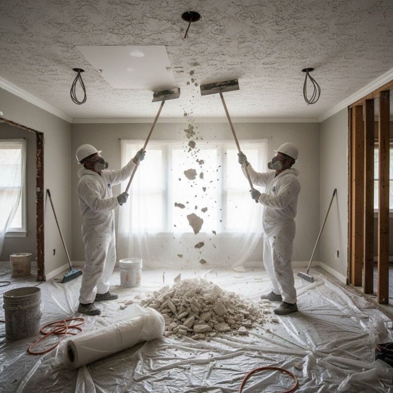 Textured Ceiling Removal